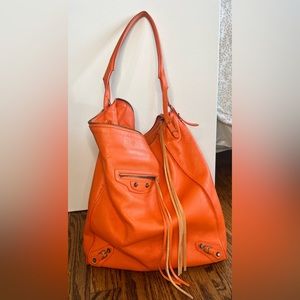 Balenciaga Classic Orange Day Shoulder Bag